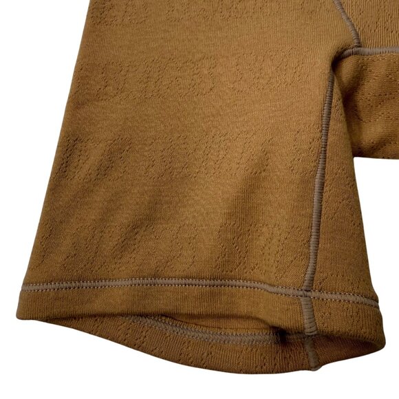 SKIMS Pointelle Logo Boxer Shorts NEW Ochre XS - Picture 4 of 8